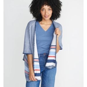 Marine Layer Blue Striped Women's Sweater